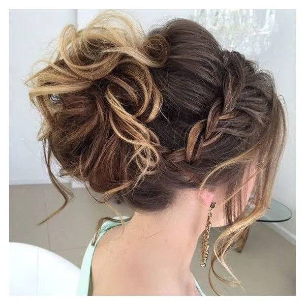 braided bun hairstyle for Long Formal Hairstyles