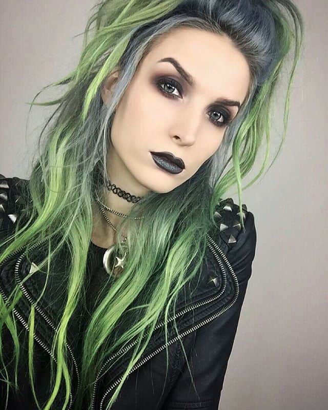 green color hair dye