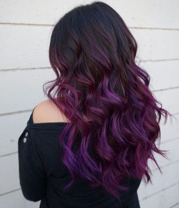 33 Amazing Purple Balayage Hair Color Looks of 2024