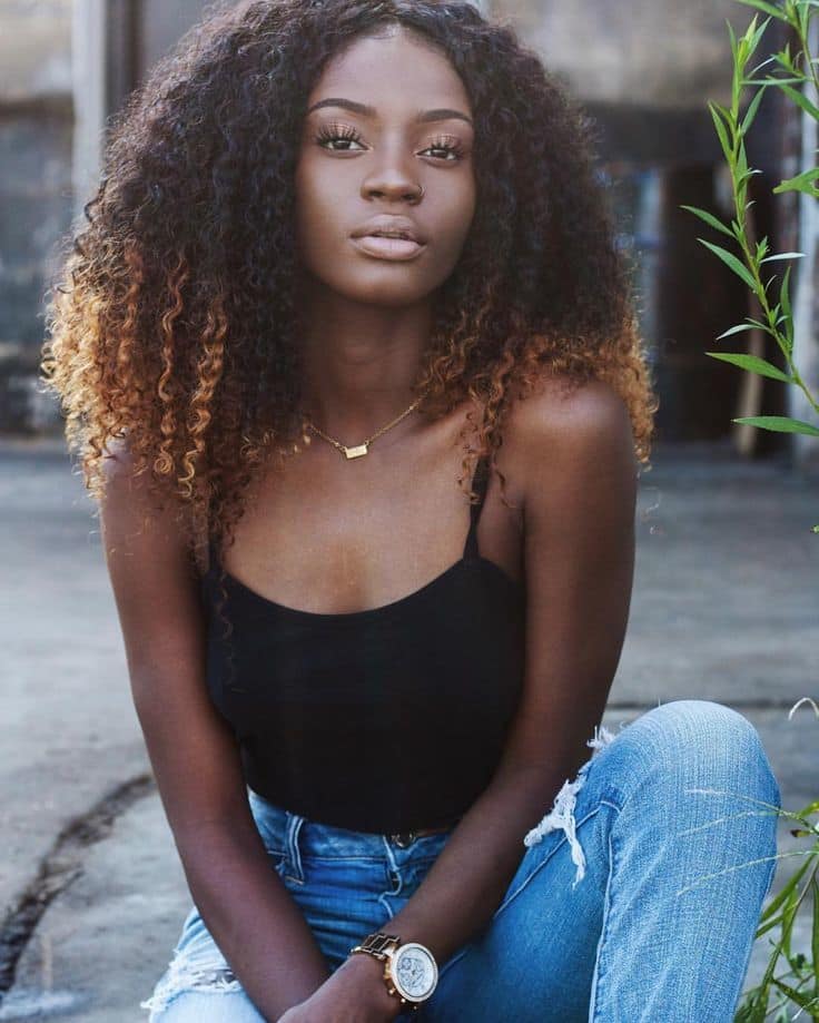 20 Most Flattering Hair Color Ideas For Dark Skin 2019