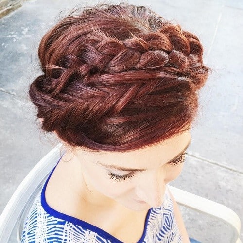 fishtail braid hairstyle for girl 