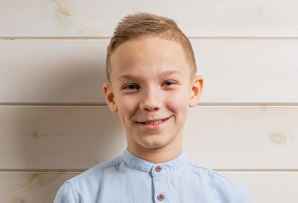 10 year old boy's short haircut