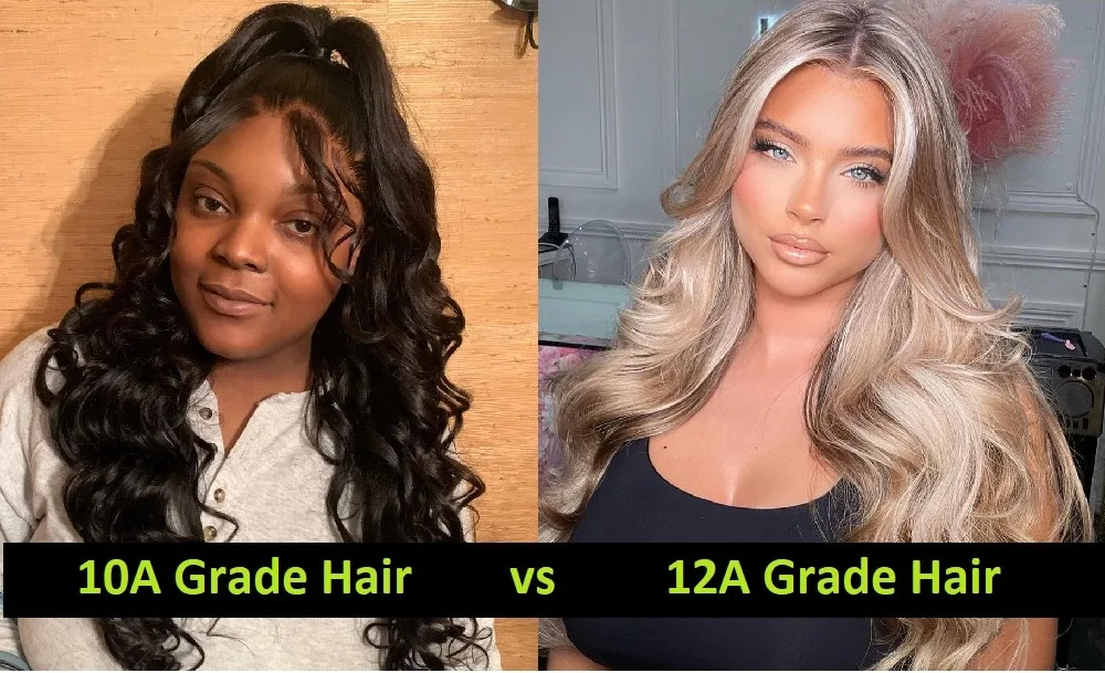 10a grade vs 12a grade hair