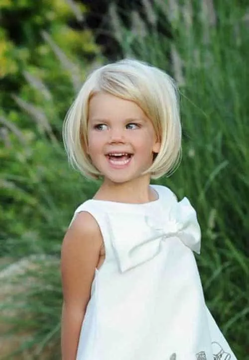 Bob Blonde Hair with Bangs for little girl