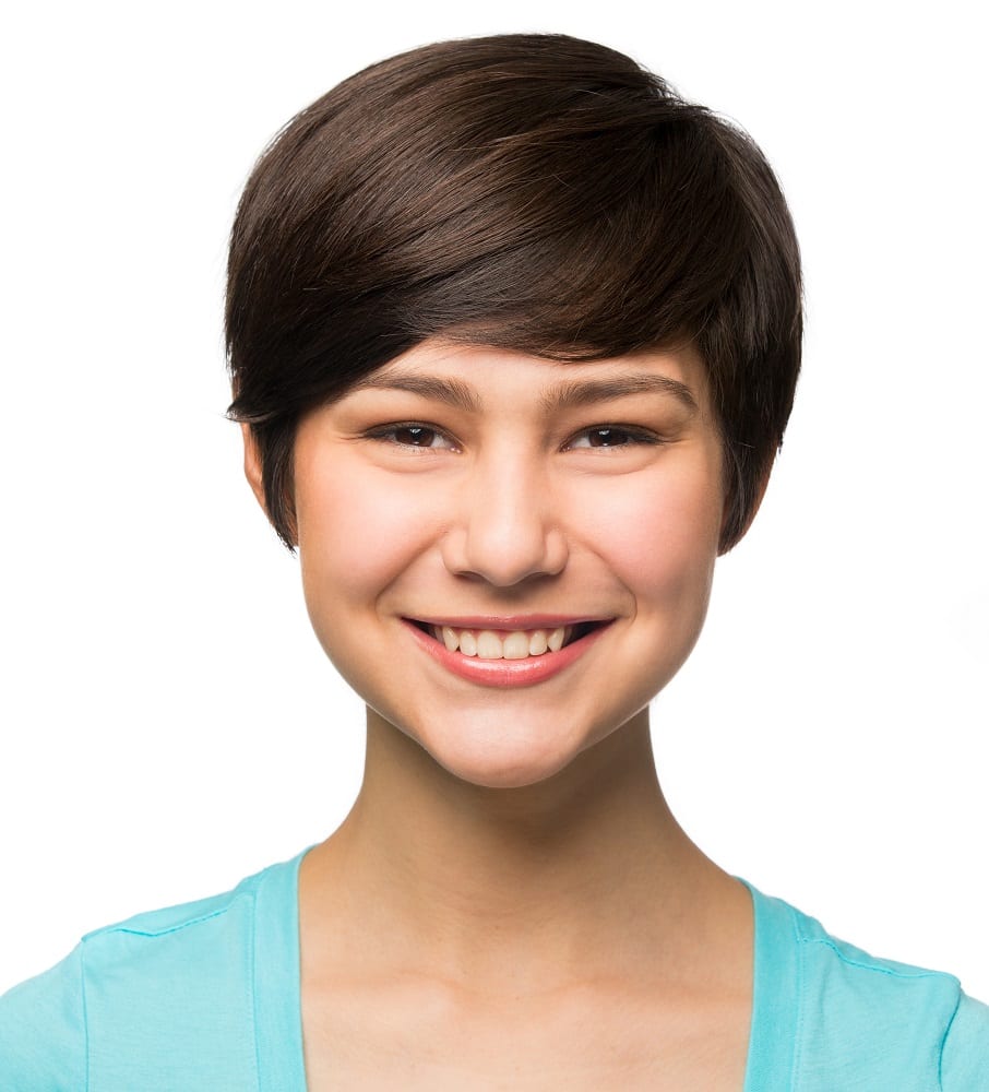 15 year old girl with pixie cut