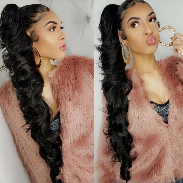 30 Glamorous Weave Ponytails That Are Trendy 2020