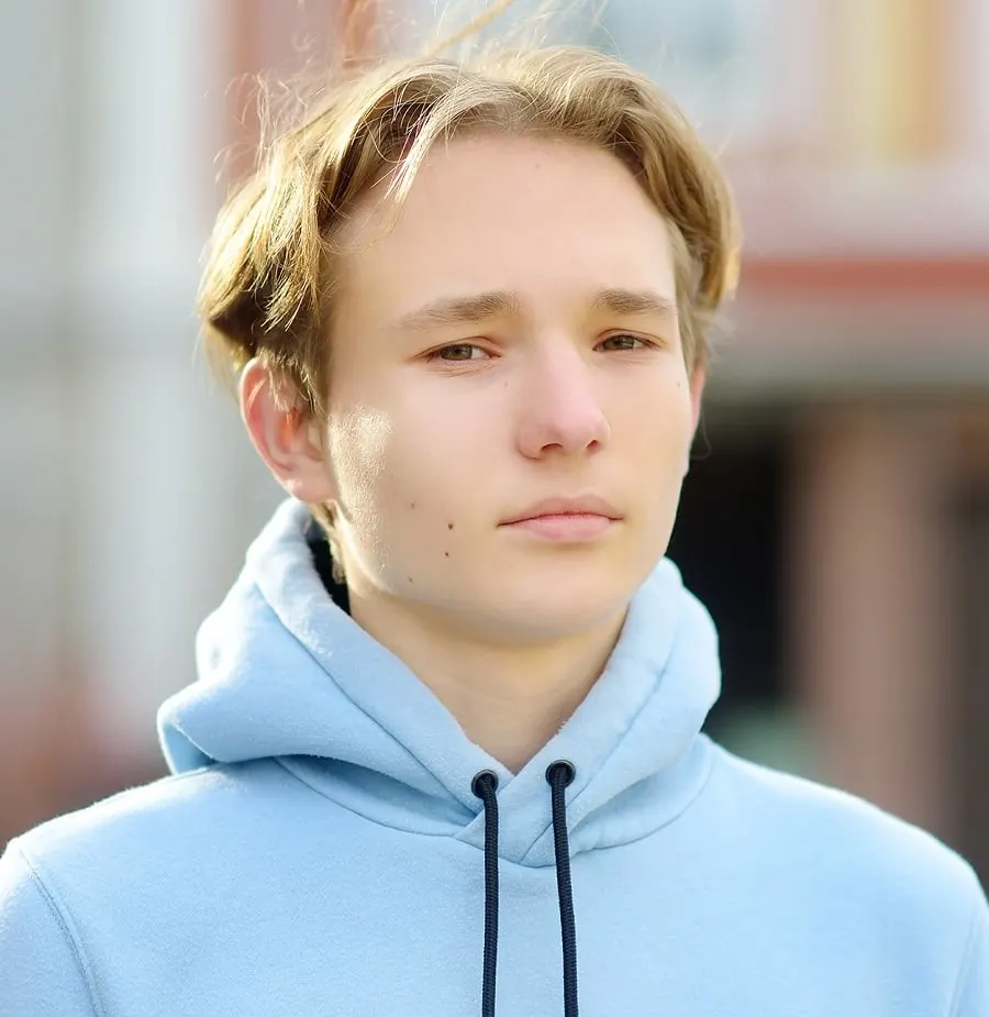 17 year old boy haircut for fine hair