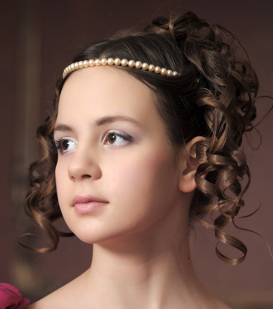1800s hairstyle for curly hair
