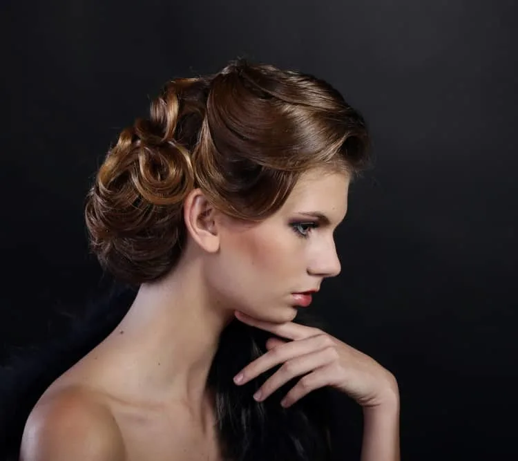 1920s wedding hairstyle 