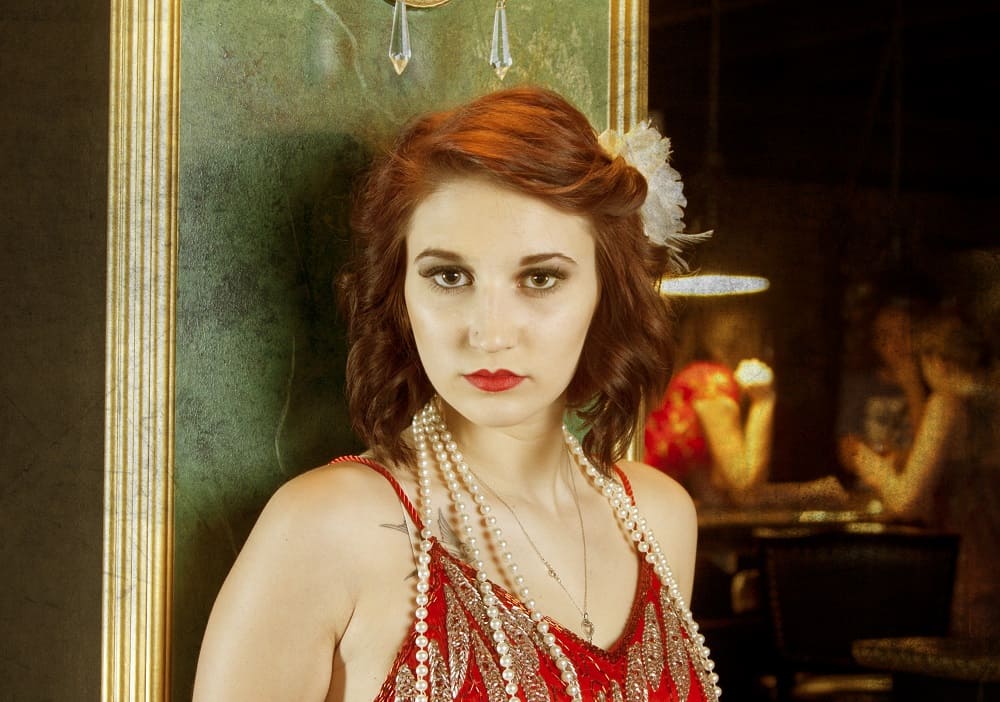 1920s red hairstyle