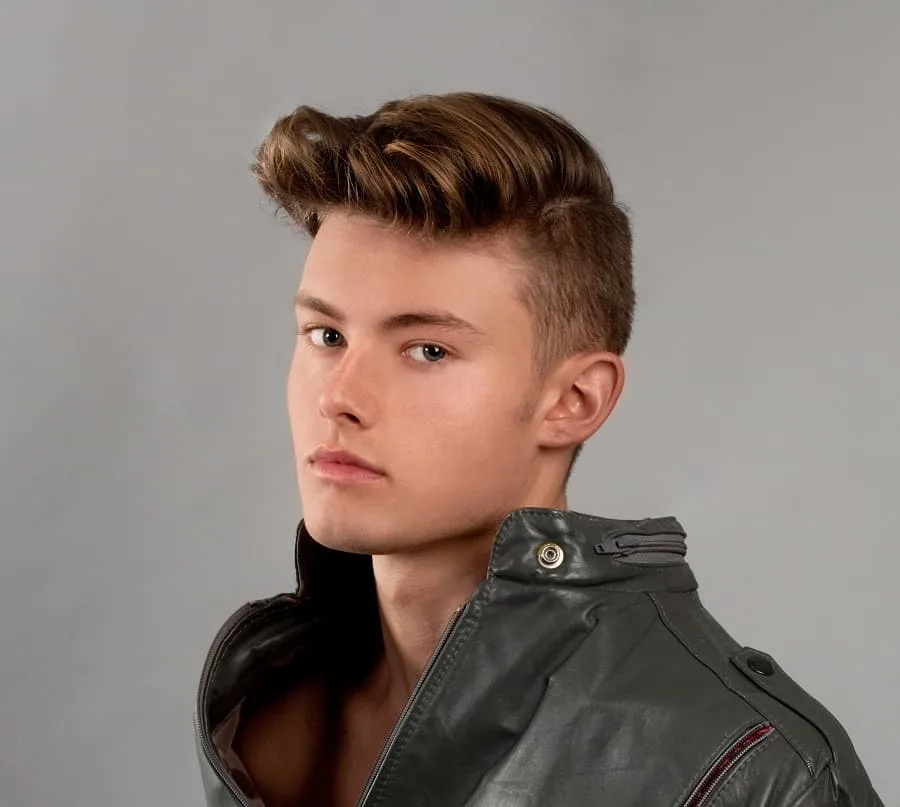 1950s greaser hairstyle