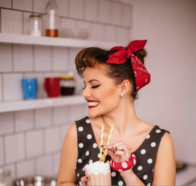 1950s updo