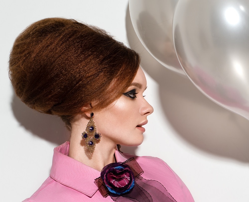 1960s beehive hairstyle