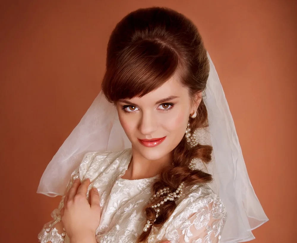 1960s wedding hairstyle