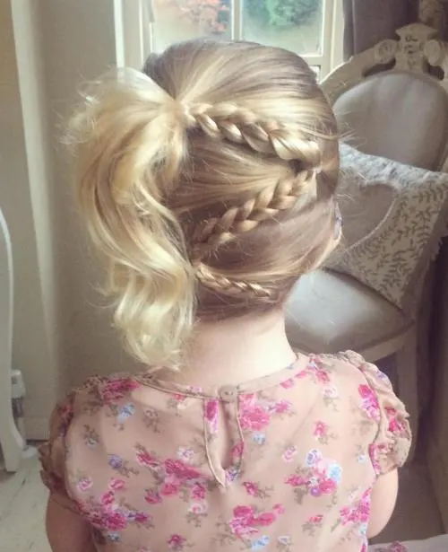 cute Zig-Zag Braid hair for little girl