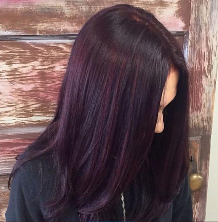 Plum with Red-Violet hair