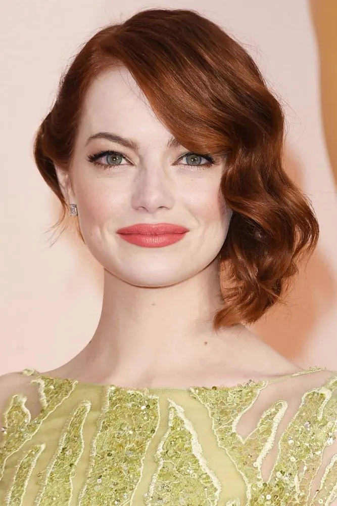 updo hairstyle for Emma Stone