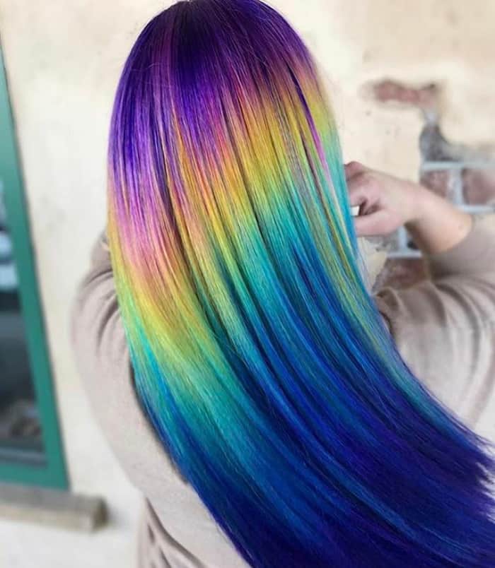 красочная краска для волос