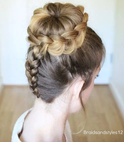 Quick and Easy Braided Bun