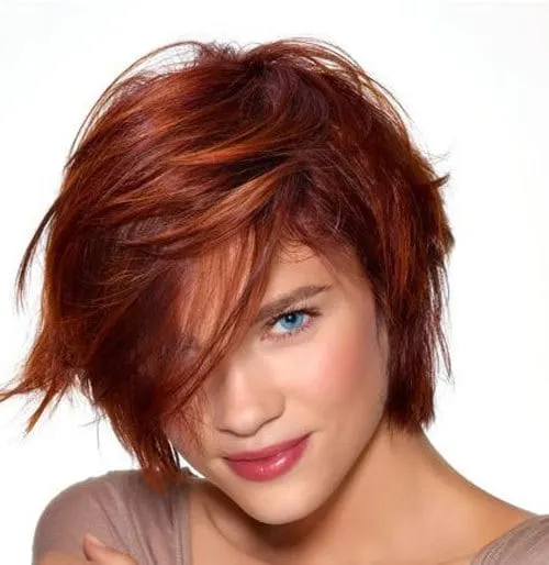 bright copper red hair color for women