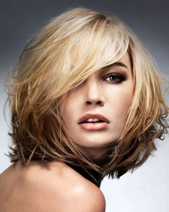 Hairstyles-for-Medium-Length-HairLayered-Haircut