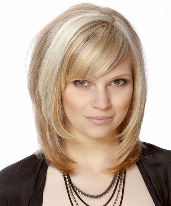 Medium Length Slightly Layered Hairstyles