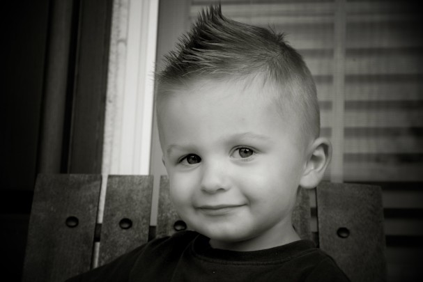 Spiky Edge Haircut for Toddler Boy