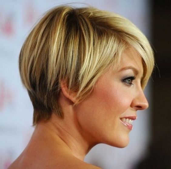 short hairstyles blonde with lowlights