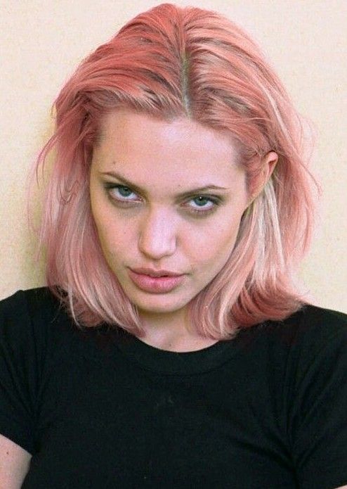 pink layered haircuts for pink color long hair