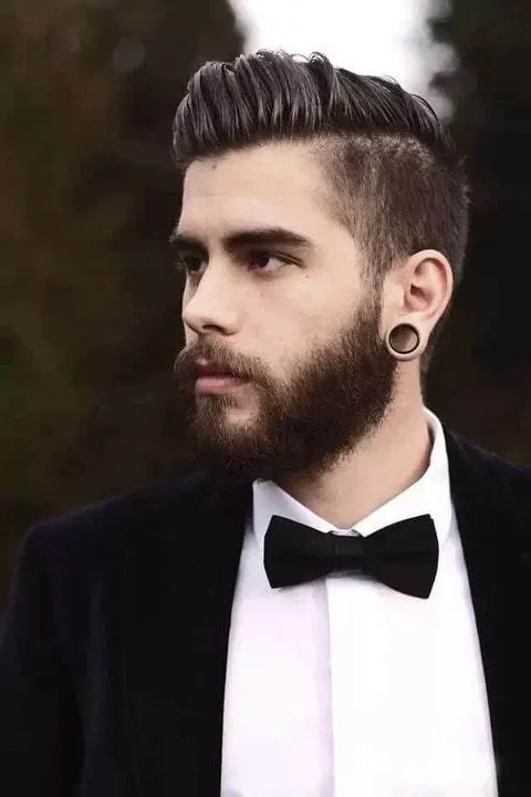Hipster with beard Haircut for Men