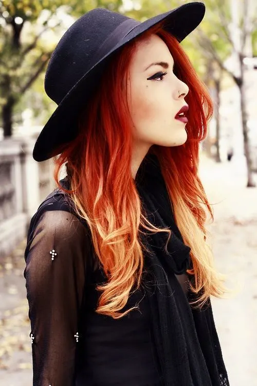 copper hair color for girl