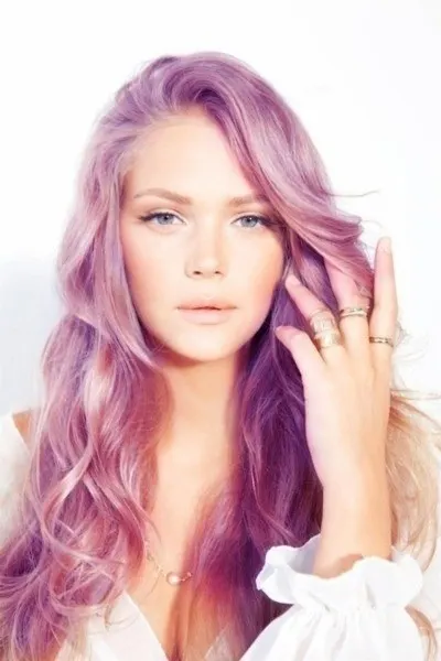 purple hair color for girl