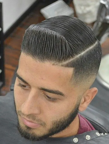  new part line Fade Haircut