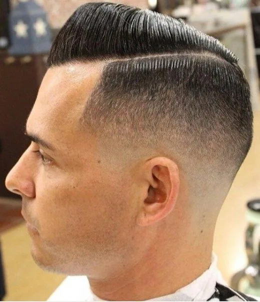Pompadour Fade Hairstyle for boy