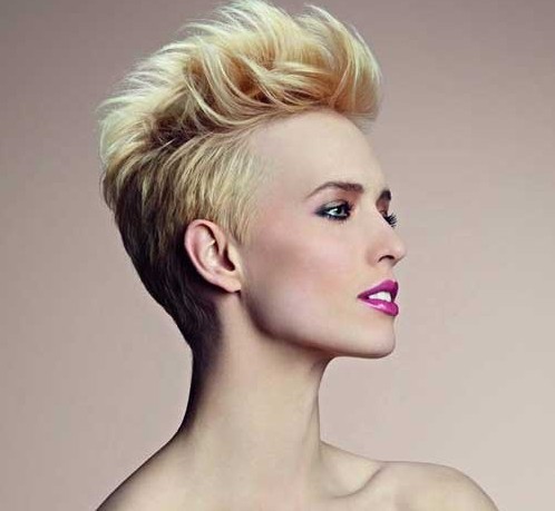 Pixie Haircuts for young blonde girl
