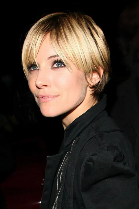 pixie haircut with bangs