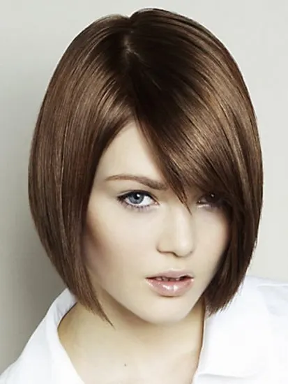 short bob hairstyles for round face