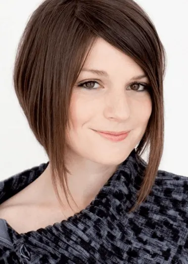 Short Haircuts for Women With Round Faces 38