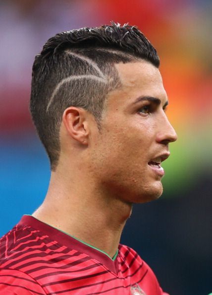 best soccer player haircut: Christiano Ronaldo hairstyle