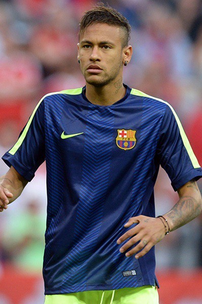 popular hairstyle by soccer player Neymar