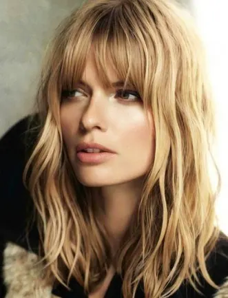 wispy hairstyles with bangs
