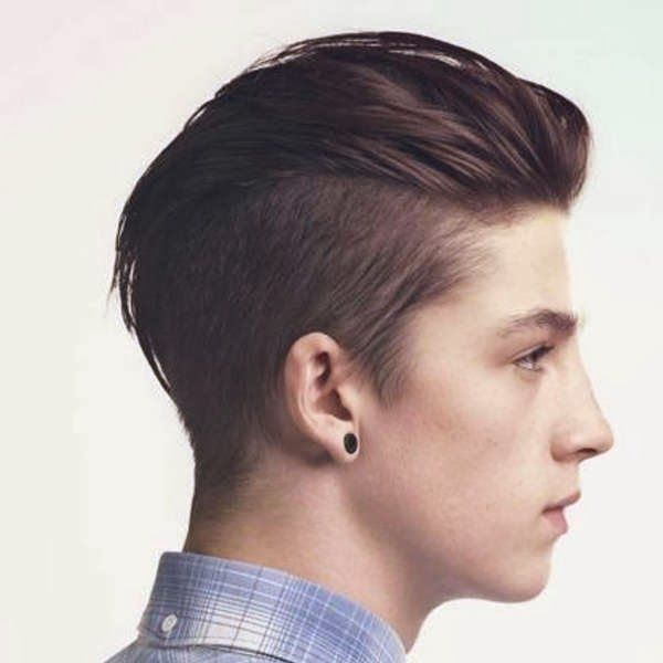 young disconnected hairstyle