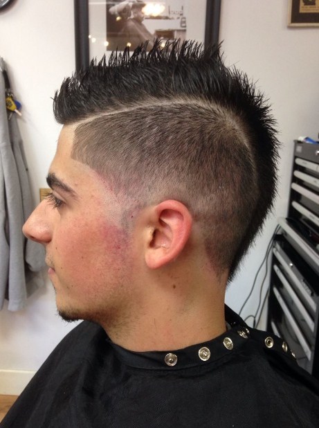 Taper Fade Mohawk Haircut
