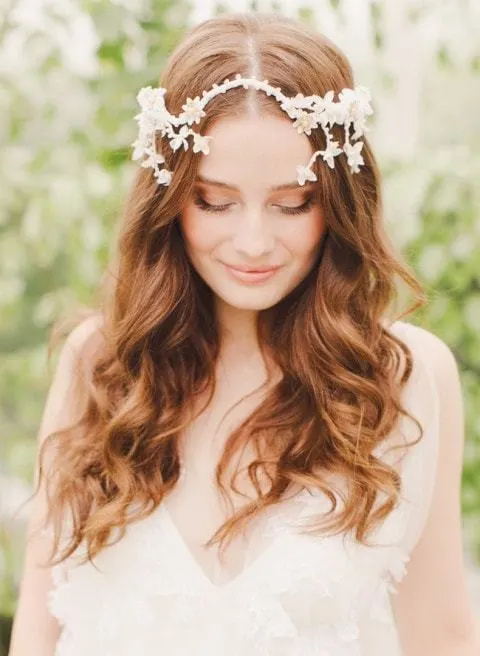 Nature wedding hairstyles for long hair