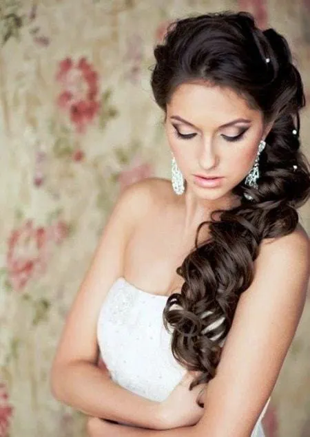 long marvelous wedding hairstyles