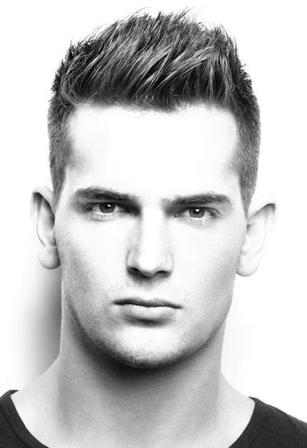 short spiky haircut mens