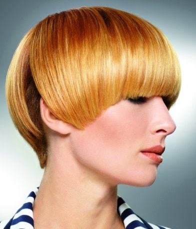 women nice blow bangs hair cut