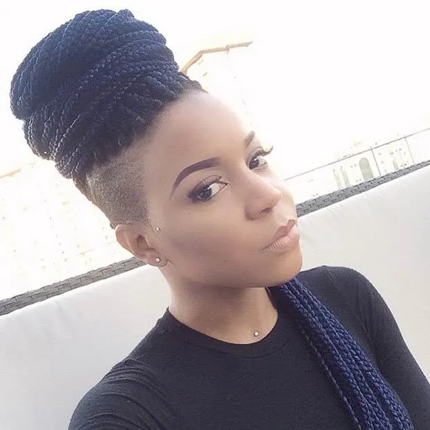 jumbo box braids hair for black girl