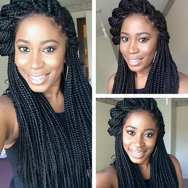 box braids styles for black women