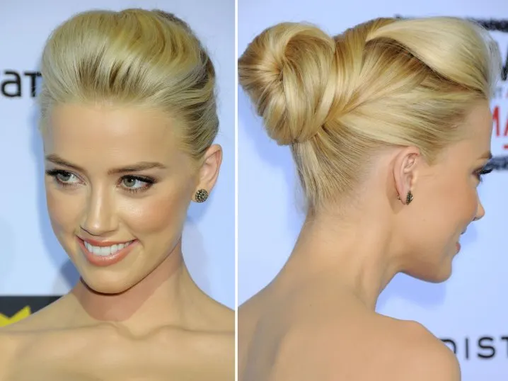 Chignon bun hairstyles for women 2-min